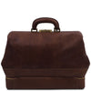 Rear View Of The Dark Brown Dr Bag