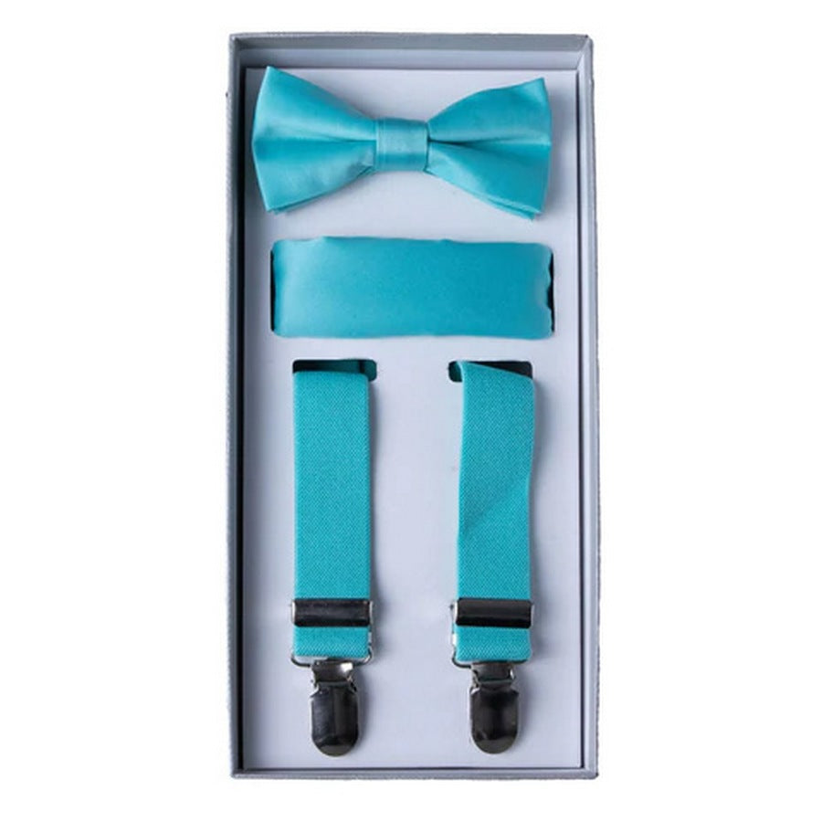 Boys Braces Bow Tie And Pocket Square Set Cute Lizandez Lizandez