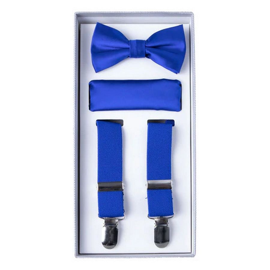 Boys Braces Bow Tie And Pocket Square Set Cute Lizandez Lizandez