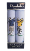 Front View Of The Hankies Golfer Design