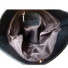 Internal View Of The Carly Black Leather Handbag