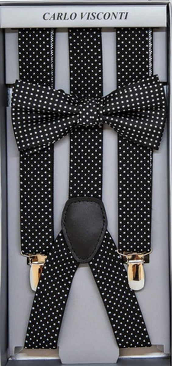 Mens Braces And Bow Ties Stylish Matching Set Lizandez Lizandez