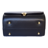 Underneath View Of The Black Katie Small Leather Handbag