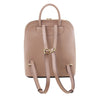 Rear View Of The Nude Womens Leather Backpack