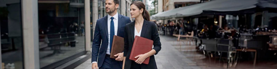 Document Cases Elegant Leather Business Accessories