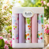 Hankies Floral And Plains Mixed In A Box Of 5 with vibrant designs in a stylish box, perfect for any occasion.