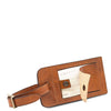 Luggage Tag View Of The Natural Aristocratic Voyager Leather Duffle Bag Small