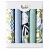 Retro Cotton Handkerchiefs - 5 Pack Gift Box Green