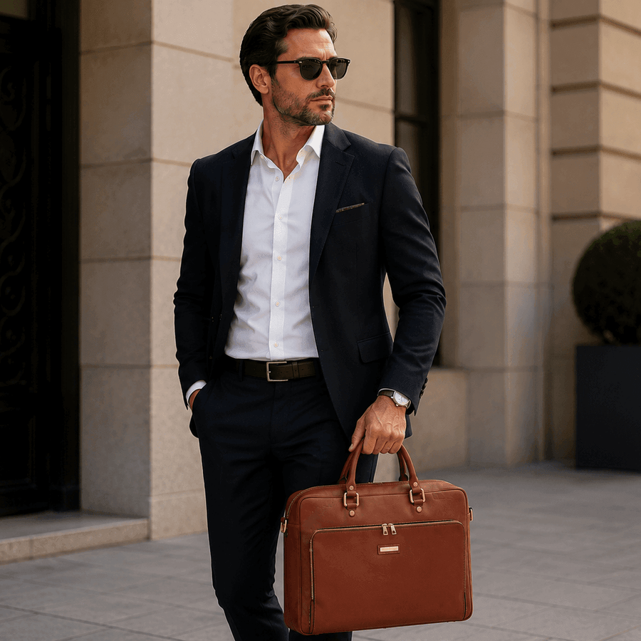 Briefcases Premium Leather Business Bags