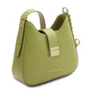 Angled View Of The Green Evening Bag