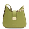 Front View Of The Green Evening Bag