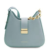 Front View Of The Light Blue Evening Bag