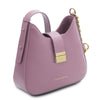 Angled View Of The Lilac Evening Bag