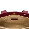 Internal Zip Pocket View Of The Bordeaux Shoulder Bags For Women