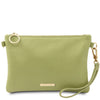 Front View Of The Lime Green Clutch