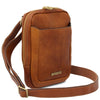 Angled View Of The Natural Crossbody Bag Mens