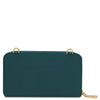 Rear View Of the Teal Crossbody Phone Wallet for Women