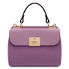 Rear View Of The Lilac Designer Handbag