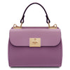 Front View Of The Lilac Designer Handbag