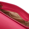 Internal Pocket View Of The Pink Designer Shoulder Bag