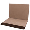 Leather Desk Pad with smooth surface and unique opening feature for privacy and tidiness.