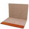 The Leather Desk Pad showcasing full grain leather design and unique opening feature for a versatile workspace.