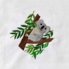 Close Up View Of The Embroidered Koala Design