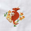 Close Up View Of The Embroidered Kangaroo Design
