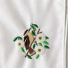 Close Up View Of The Embroidered Kookaburra Design