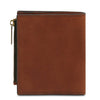 Rear View Of The Brown Exclusive Leather Wallet