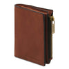 Angled View Of The Brown Exclusive Leather Wallet