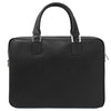 Rear View Of The Black Executive Leather Bag