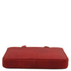 Underneath View Of The Red Executive Leather Briefcase