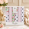 Ladies Handkerchief Floral and Dot 6 Pack in elegant packaging with floral and polka dot designs for women.