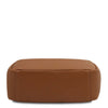 Underneath View Of The Cognac Genuine Leather Backpack
