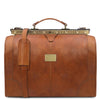 Front View Of The Natural Gladstone Leather Bag