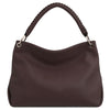 Rear View Of The Chocolate Handbag For Ladies