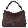 Front View Of The Chocolate Handbag For Ladies