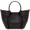 Rear View Of The Black Italian Handbag