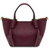 Rear View Of The Bordeaux Italian Handbag