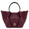 Front View Of The Bordeaux Italian Handbag