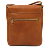 Rear View Of The Natural Leather Crossbody Bag Mens
