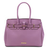 Front View Of The Lilac Ladies Handbag