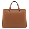 Rear View Of The Congac Ladies Leather Business Bag