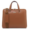 Front View Of The Congac Ladies Leather Business Bag