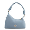 Front View Of The Light Blue Ladies Over The Shoulder Bag