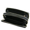 Interal Pocket View Of The Black Ladies Purse