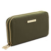 Angled  View Of The Forest Green Ladies Purse