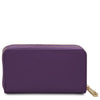 Rear View Of The Purple Ladies Purse