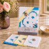 Ladies Scalloped Edge Handkerchiefs 10 Pack in floral designs, elegantly packaged and ready for daily use.
